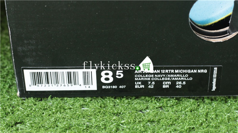 Authentic Air Jordan 12 Retro Michigan